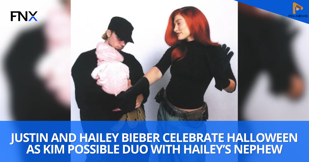 Justin and Hailey Bieber Celebrate Halloween as Kim Possible Duo with Hailey’s Nephew