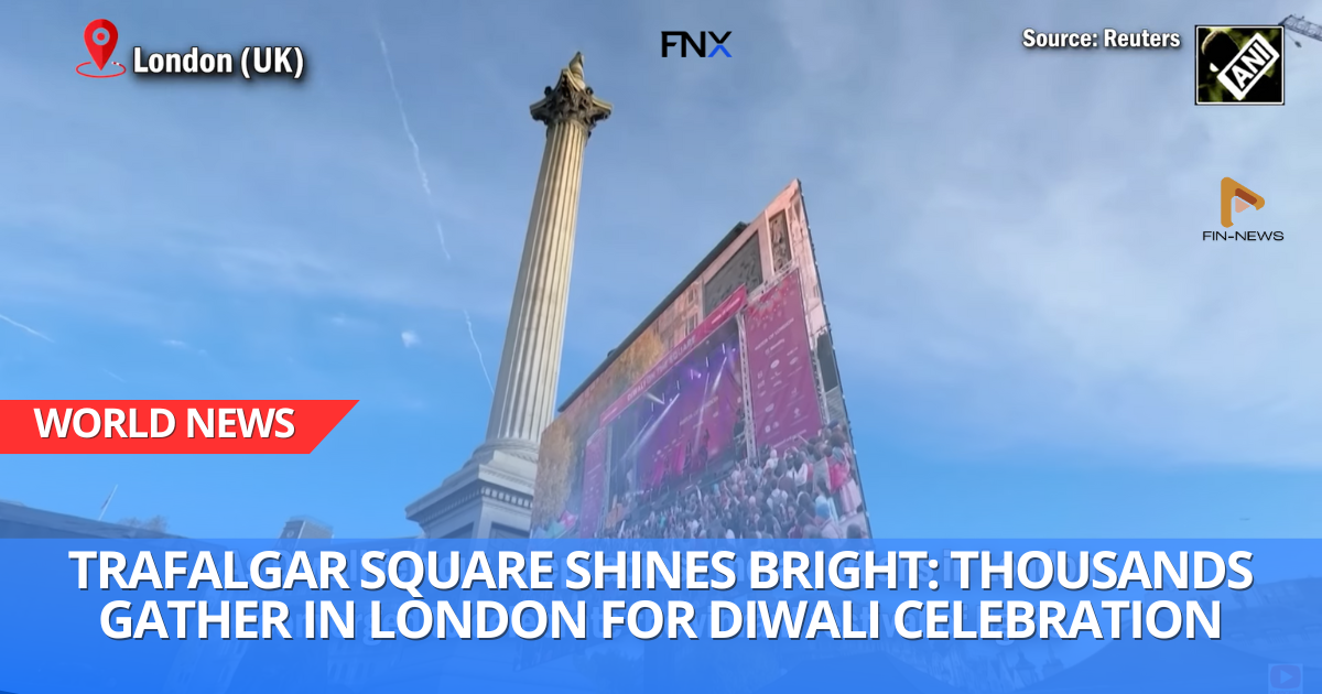Diwali Lights Up London’s Trafalgar Square in a Cross-Cultural Celebration